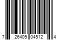 Barcode Image for UPC code 726405045124. Product Name: 