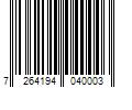 Barcode Image for UPC code 7264194040003