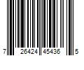 Barcode Image for UPC code 726424454365