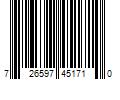 Barcode Image for UPC code 726597451710