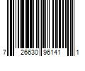 Barcode Image for UPC code 726630961411