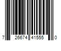 Barcode Image for UPC code 726674415550