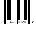 Barcode Image for UPC code 726772066432