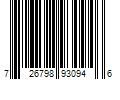 Barcode Image for UPC code 726798930946