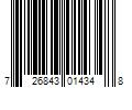 Barcode Image for UPC code 726843014348