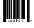 Barcode Image for UPC code 726843021070