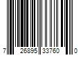 Barcode Image for UPC code 726895337600