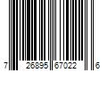 Barcode Image for UPC code 726895670226