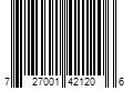 Barcode Image for UPC code 727001421206