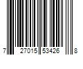 Barcode Image for UPC code 727015534268