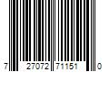 Barcode Image for UPC code 727072711510