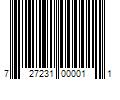 Barcode Image for UPC code 727231000011