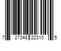 Barcode Image for UPC code 727348223105