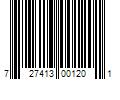 Barcode Image for UPC code 727413001201