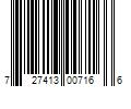 Barcode Image for UPC code 727413007166