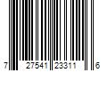 Barcode Image for UPC code 727541233116