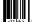 Barcode Image for UPC code 727541233123