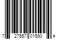 Barcode Image for UPC code 727557015904