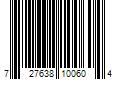 Barcode Image for UPC code 727638100604