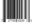 Barcode Image for UPC code 727783002303