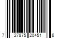 Barcode Image for UPC code 727875204516