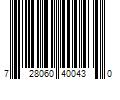 Barcode Image for UPC code 728060400430