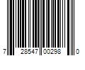 Barcode Image for UPC code 728547002980