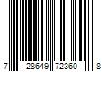 Barcode Image for UPC code 728649723608