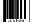 Barcode Image for UPC code 728736059597