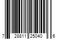 Barcode Image for UPC code 728811250406