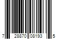 Barcode Image for UPC code 728870081935