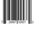 Barcode Image for UPC code 728987025372