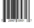 Barcode Image for UPC code 728987039317