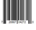 Barcode Image for UPC code 728987042720