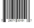 Barcode Image for UPC code 729071001517