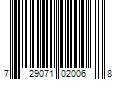 Barcode Image for UPC code 729071020068