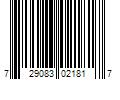 Barcode Image for UPC code 729083021817