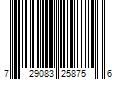 Barcode Image for UPC code 729083258756