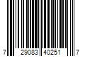 Barcode Image for UPC code 729083402517