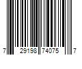 Barcode Image for UPC code 729198740757