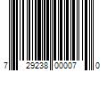 Barcode Image for UPC code 729238000070