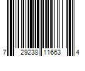 Barcode Image for UPC code 729238116634