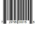 Barcode Image for UPC code 729795000155