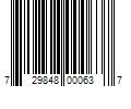 Barcode Image for UPC code 729848000637