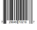 Barcode Image for UPC code 729849102187