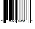 Barcode Image for UPC code 729849109582