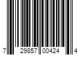 Barcode Image for UPC code 729857004244