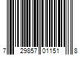 Barcode Image for UPC code 729857011518