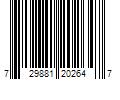 Barcode Image for UPC code 729881202647