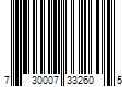 Barcode Image for UPC code 730007332605